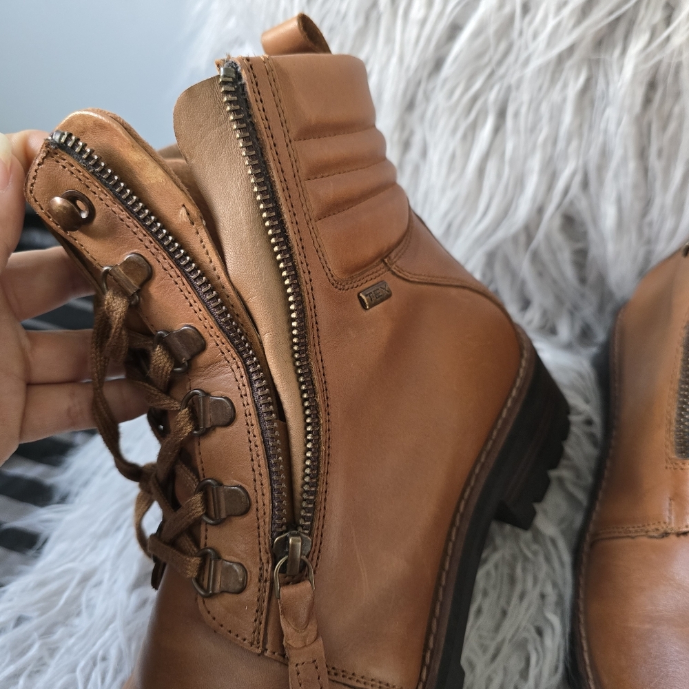 Softwalk Women's Brown Leather Boots - Picture 10 of 12